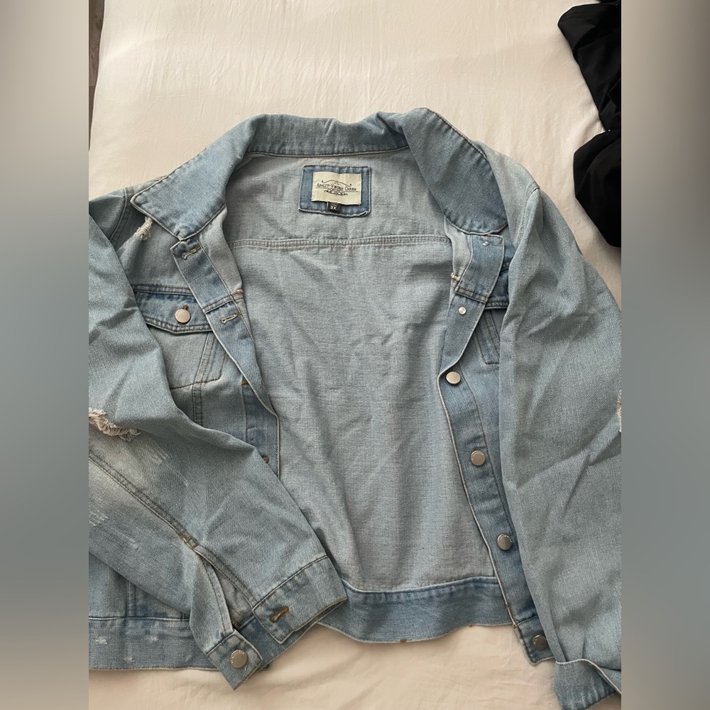 Distressed Jean Jacket
